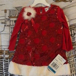 Size 24 month Rare Edition brand holiday outfit.